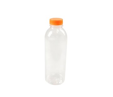PET-Flasche 500 ml – Inklusive Verschluss – Karton mit 108 Stück