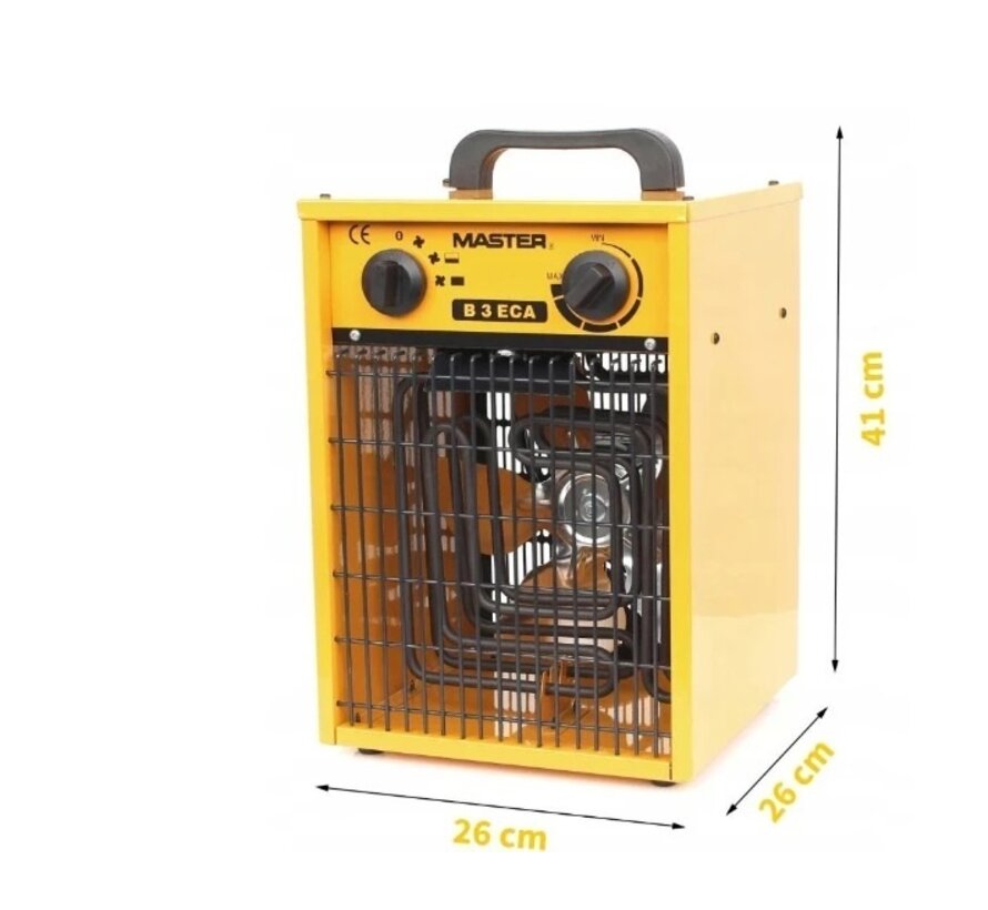 Master Elektrische Heizung B 3 ECA 3kW