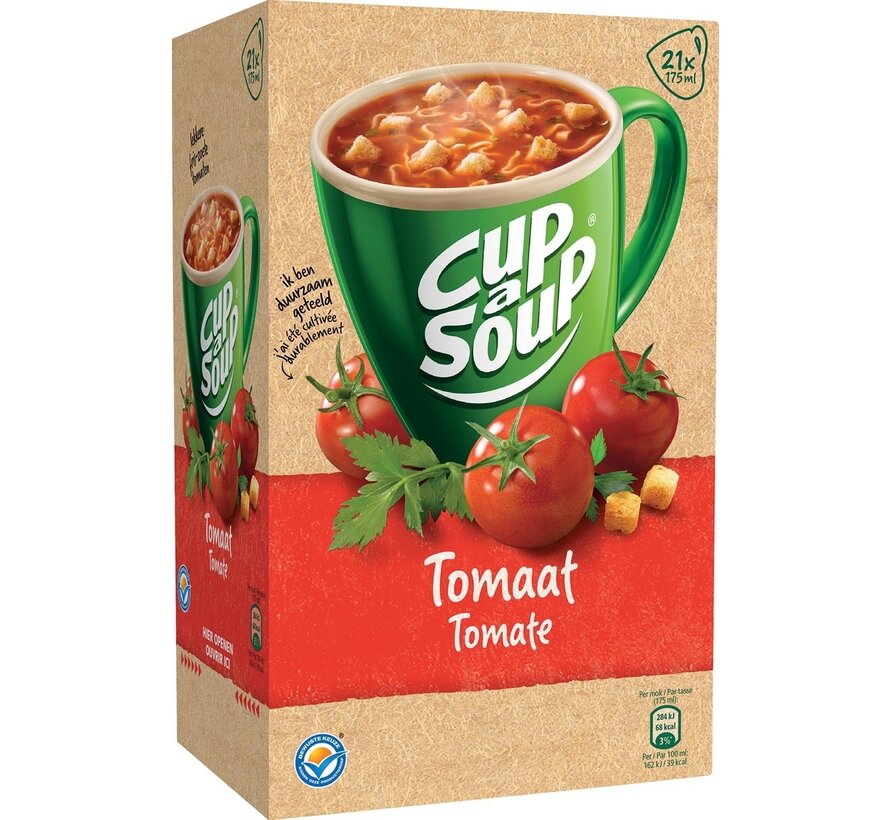 Cup-a-Soup - Tomate mit Croutons - Packung mit 21 Beuteln