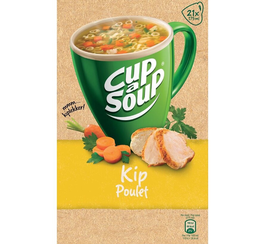 Cup-a-Soup - Huhn - Packung mit 21 Beuteln