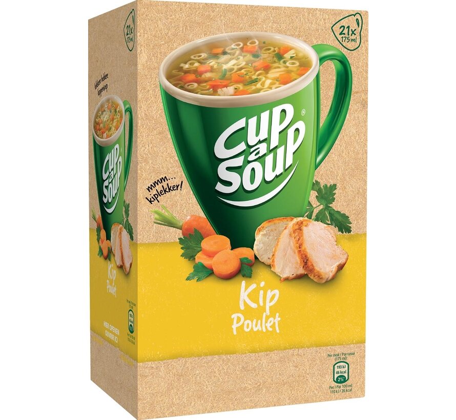 Cup-a-Soup - Huhn - Packung mit 21 Beuteln