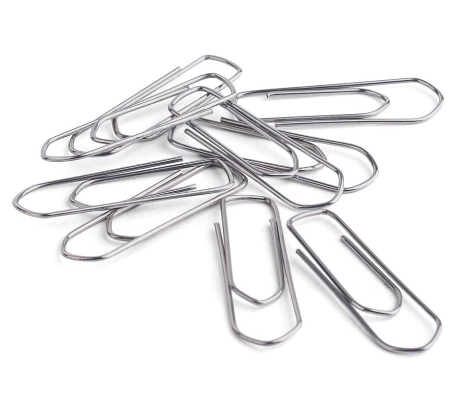 Pergamy-Papierklammern - 32 mm spitz - 100 Stück