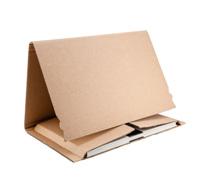 Buchverpackung 300 x 210 x 80 mm B-Welle - Bündel mit 50 Kartons