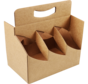 Tragetasche aus Karton - für 6 Flaschen - Bier - 15 Stück pro Verpackung
