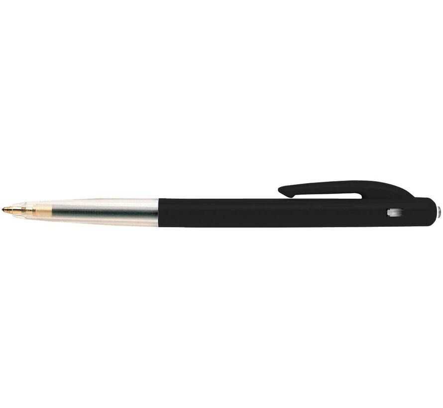 Bic Kugelschreiber - M10 Clic - Schreibbreite 0,4 mm - mittlere Spitze - schwarz