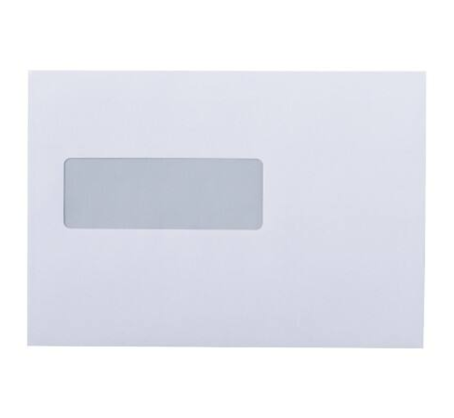 Weiße Umschläge EA5 156 x 220 mm Fenster links Karton 500 Stück