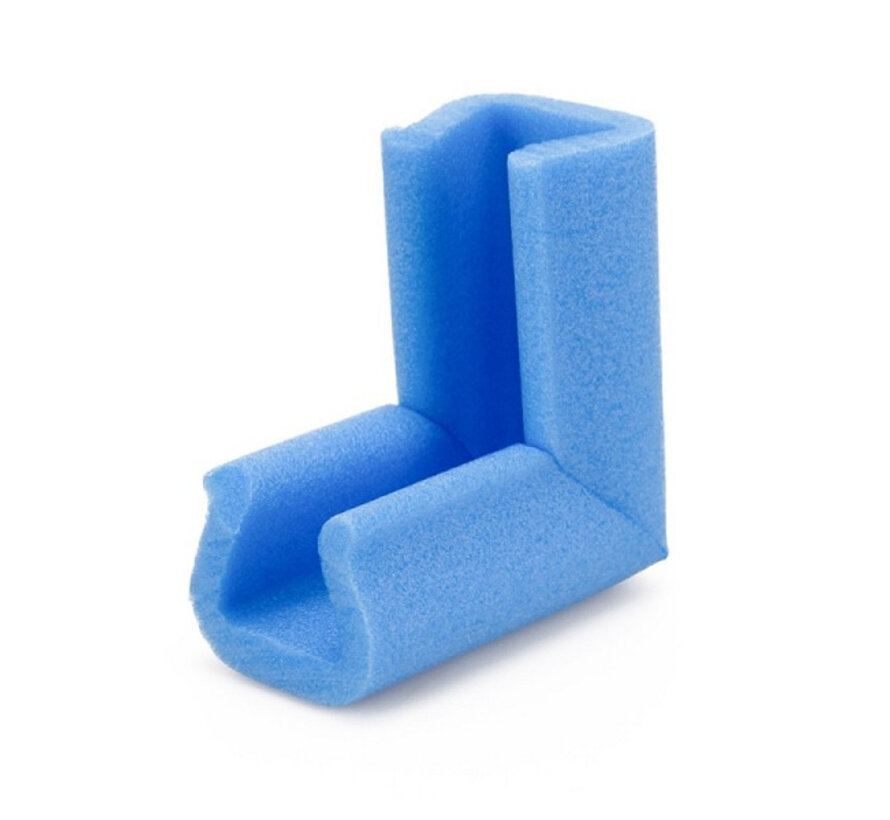 Schaumprofil Eckstück 10 - 24 mm x 100 mm x 9 mm Karton 600 Stück