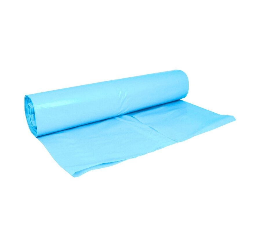 Abfallsäcke LDPE 120 Liter - 70 x 110 cm - T70 Blau - Karton mit 10 Rollen - Insgesamt 200 Stück