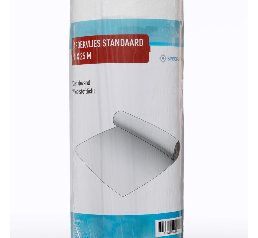Abdeckvlies Standard 1 m x 25 m - Selbstklebend und Flüssigkeitsdicht Bodenschutz
