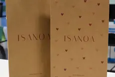 Schnell bedruckte Versandtaschen für ISANOA intimates dank unseres eigenen Druckservices