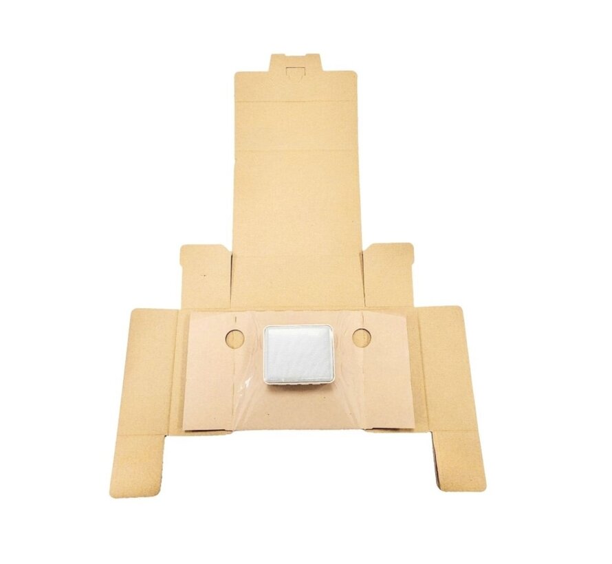 Fixierverpackung – 150 x 100 x 50 mm – Komplett mit Spannfolie