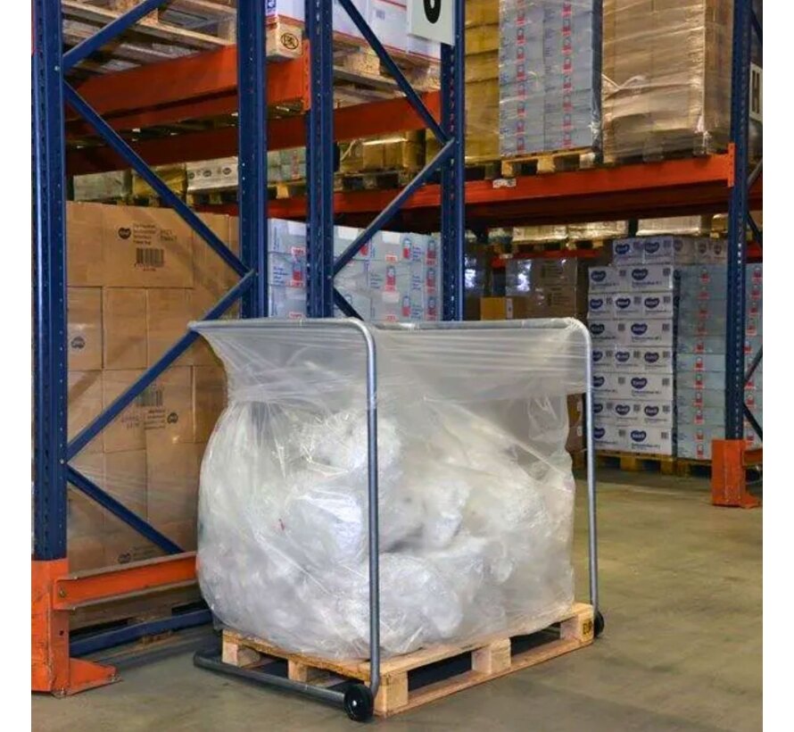 Knappsäcke 1400 l – Palettenformat – Unperforiert – 50 µm – Karton à 20 Stk.