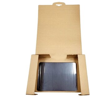 Fixierverpackung für Tablets – 310 x 200 x 50 mm – Komplett mit Spannfolie