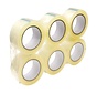 Verpackungsband High Tack Acrylband Transparent 32 my - 6 Rollen