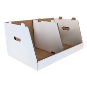 Specipack Stapelbox aus Pappe – inklusive Trennwand – 600 x 400 x 280 mm