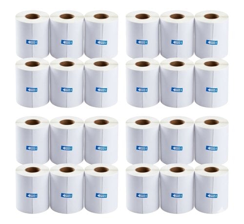 Versandetiketten 102 x 150 mm – 300 Etiketten/Rolle – Kern 25 mm – Karton mit 48 Rollen
