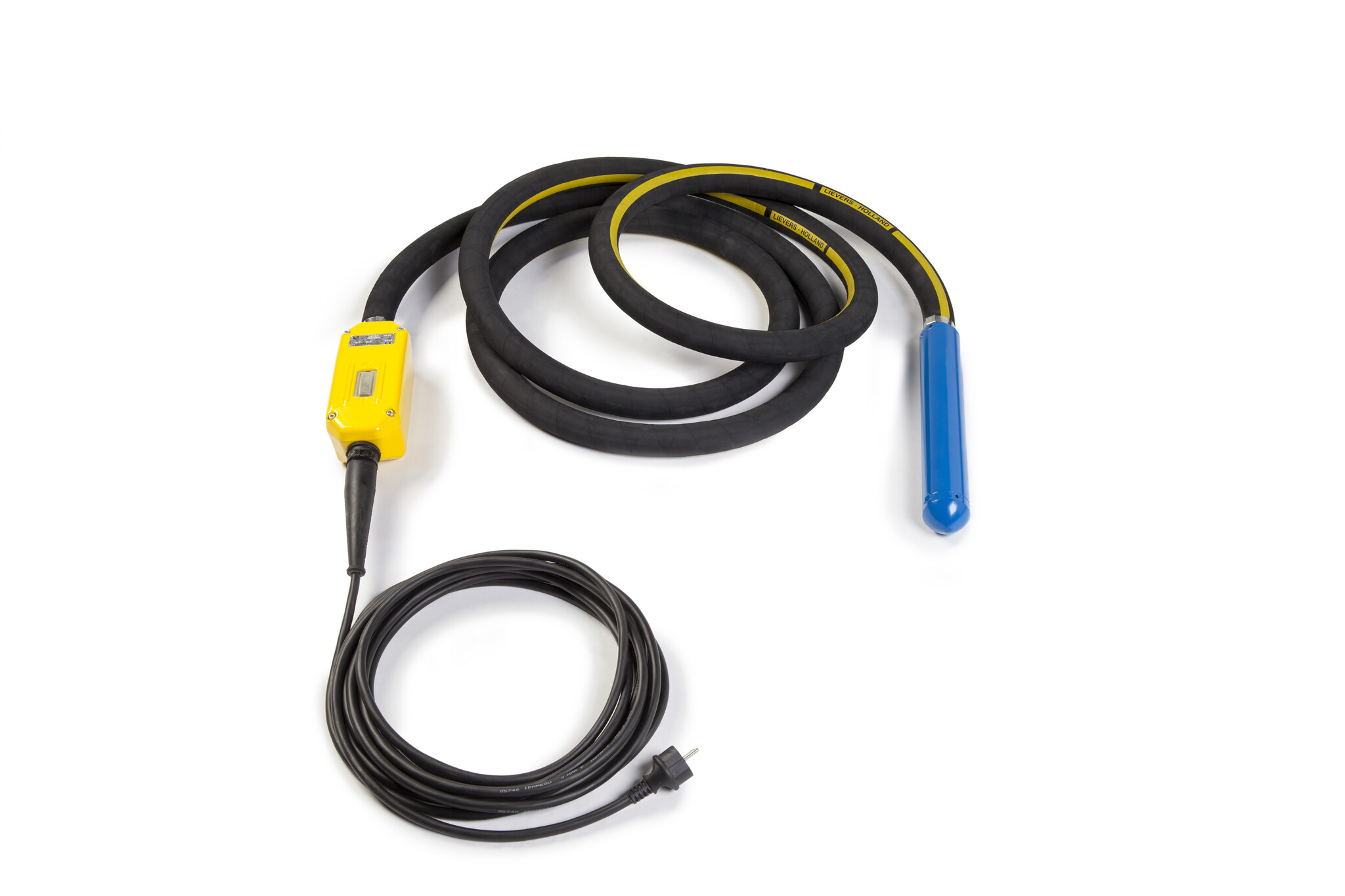 LHF-E57 kurz Hochfrequenz-Innenrüttler mit integriertem Umformer – Ø57 mm, 230V
