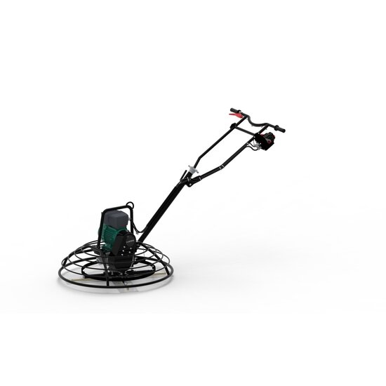 Lievers LTM 900ER Glättmaschine (Flügelglätter) – deichselgeführt, regelbarer 400V/3-Ph-Elektromotor 2,2 kW, Ø 900 mm