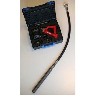 P18Li Akku-Betonrüttler Komplettset – L-Boxx, Ø45 mm, 1,5 m Schlauch