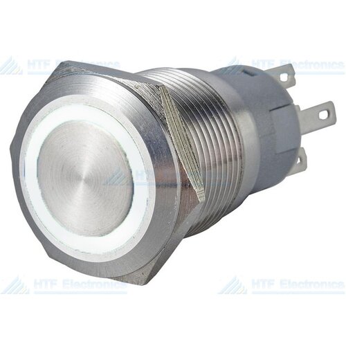 HTF Drukschakelaar met Ringverlichting Wit