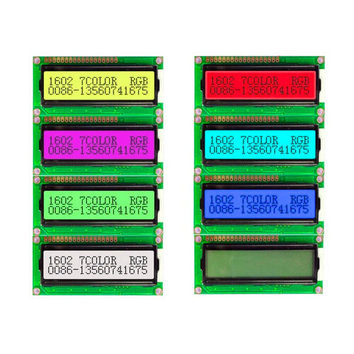HTF LCD Display 16 x 2 Met RGB verlichting