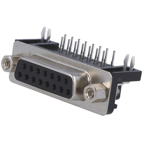 HTF D-SUB Print Connector Female 15 Pin