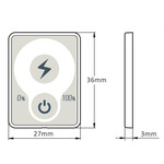 HTF Accu Status Meter 12/24 Volt DC voor Lood of Lithium Accu's