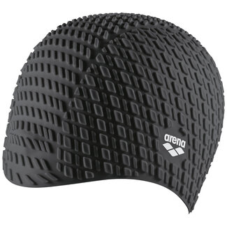 Arena Bonnet Silicone Cap Black