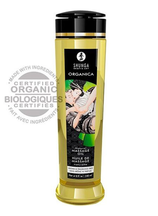 Organica Kusbare Bio Massageolie Zonder Parfum