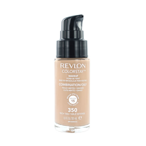 Revlon Colorstay Fond de teint avec pompe - 350 Rich Tan (La peau grasse)