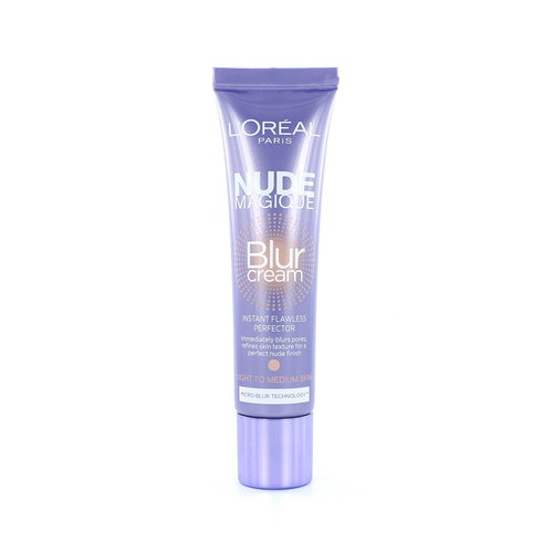 L'Oréal Nude Magique Blur Cream - Light to Medium Skin (paarse uitvoering)