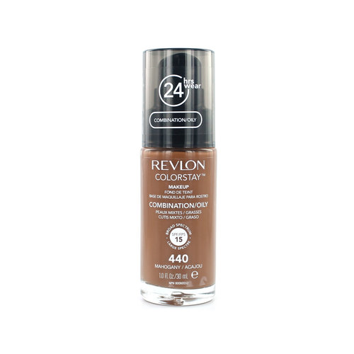 Revlon Colorstay Fond de teint avec pompe - 440 Mahogany (La peau grasse)