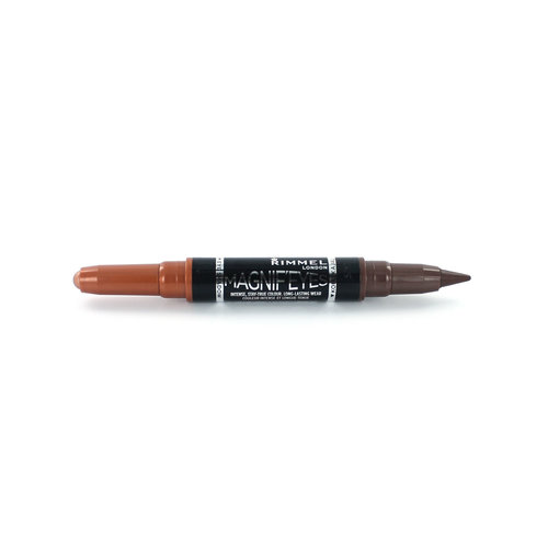 Rimmel Magnif'Eyes Double Ended Oogschaduw & Eyeliner - 002 Kissed By A Rose Gold
