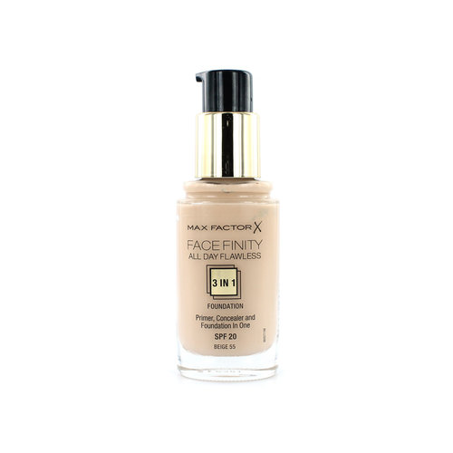 Max Factor Facefinity All Day Flawless 3-in-1 Foundation - 55 Beige