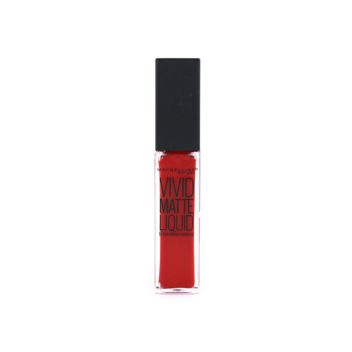 Maybelline Color Sensational Vivid Matte Liquid Brillant à lèvres - 35 Rebel Red