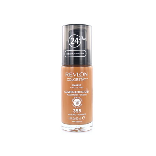 Revlon Colorstay Fond de teint avec pompe - 355 Almond (La peau grasse)