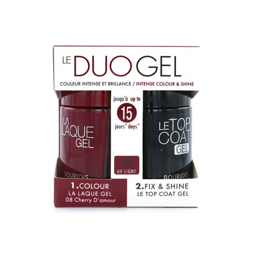 Bourjois Duo Gel Vernis à ongles - 08 Cherry D'Amour