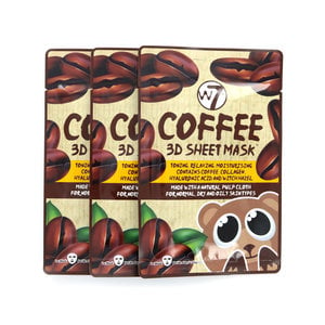 3D Sheet Masque - Coffee (3 pièces)
