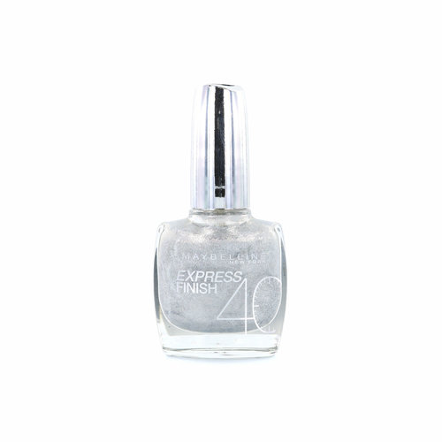 Maybelline Express Finish Nagellak - 830 Silver Speed