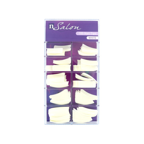 N Salon 100 Nailtips - White