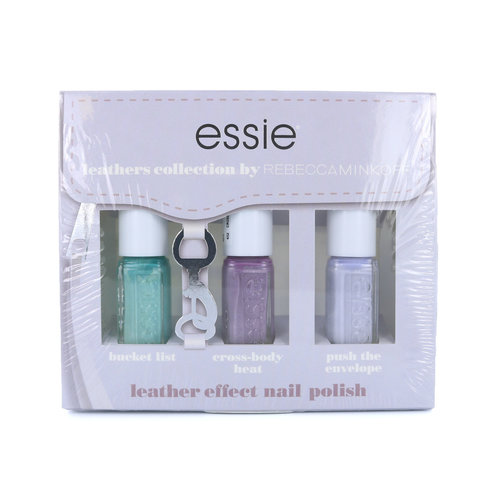 Essie Leathers Collection by Rebecca Minkoff Mini Nagellak Set - #2 - 3 x 5 ml