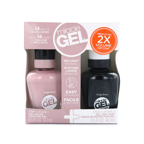 Sally Hansen Miracle Gel Duopack Nagellak - 620 Flushed Wanderer