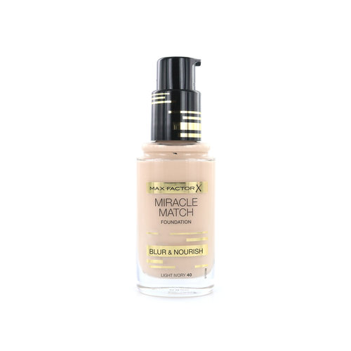 Max Factor Miracle Match Foundation - 40 Light Ivory
