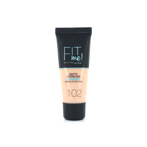 Maybelline Fit Me Matte + Poreless Foundation - 102 Fair Ivory