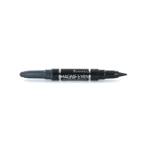 Rimmel Magnif'Eyes Double Ended Ombre à Paupières & Eyeliner - 001 Back To Blacks