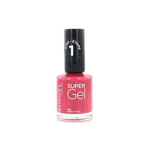 Rimmel Super Gel Nagellak - 206 Burnt Pink