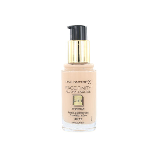 Max Factor Facefinity All Day Flawless 3-in-1 Foundation - 30 Porcelain