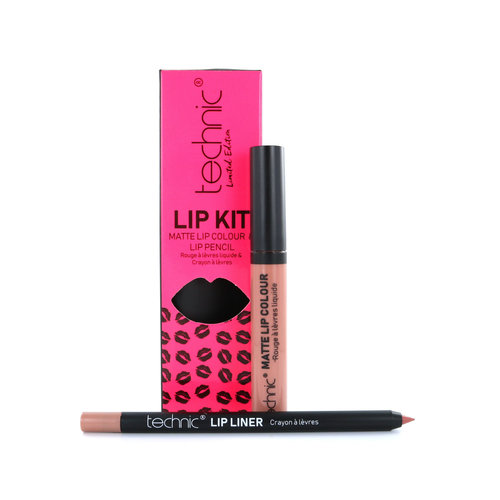 Technic Lip Kit Lipliner & Lipstick - Barely There