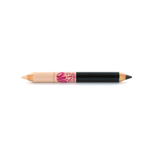 Maybelline Big Eyes Duo Crayon Yeux - 01 Black and Beige
