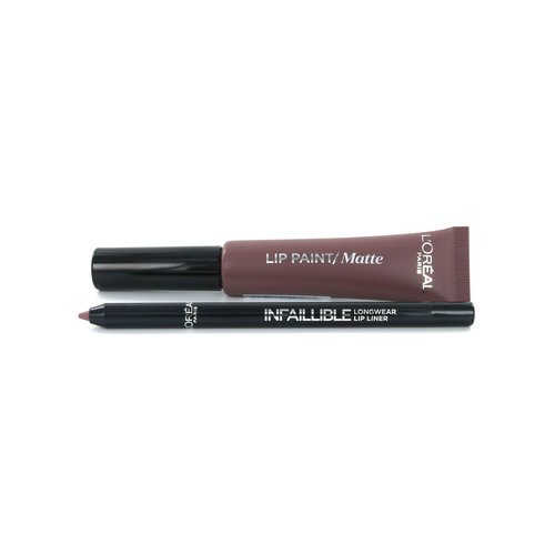 L'Oréal Cheryl's Lip Kit Lipstick & Lipliner - Paint It Greige